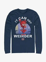 Marvel Spider-Man: Into The Spider-Verse It Can Get Weirder Spider-Ham Long-Sleeve T-Shirt