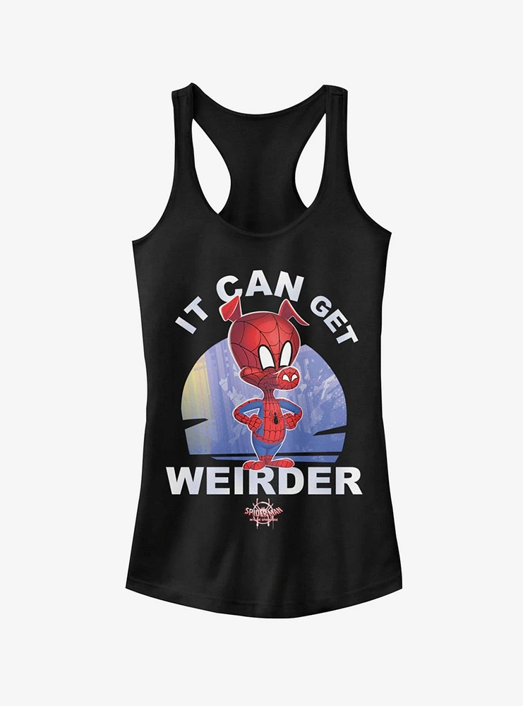 Marvel Spider-Man: Into The Spider-Verse It Can Get Weirder Spider-Ham Girls Tank Top