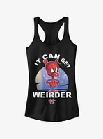 Marvel Spider-Man: Into The Spider-Verse It Can Get Weirder Spider-Ham Girls Tank Top