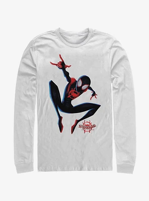 Marvel Spider-Man: Into The Spider-Verse Big Miles Long-Sleeve T-Shirt