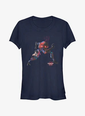 Marvel Spider-Man: Into The Spider-Verse Giant Robo Girls T-Shirt