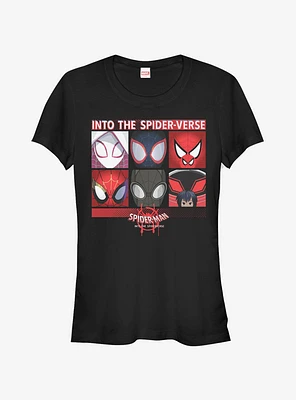 Marvel Spider-Man: Into The Spider-Verse Six Up Girls T-Shirt