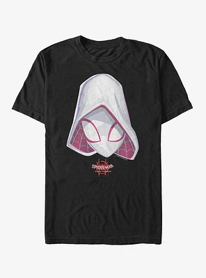 Marvel Spider-Man: Into The Spider-Verse Ghost-Spider Face T-Shirt