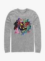 Marvel Spider-Man: Into The Spider-Verse Group Long-Sleeve T-Shirt