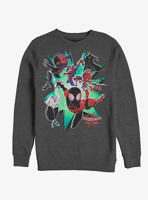 Marvel Spider-Man: Into The Spider-Verse Group Sweatshirt