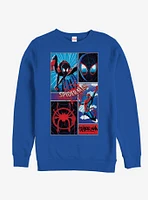 Marvel Spider-Man: Into The Spider-Verse Comic Spiders Sweatshirt