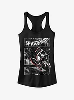 Marvel Spider-Man: Into The Spider-Verse Street Panels Girls Tank Top