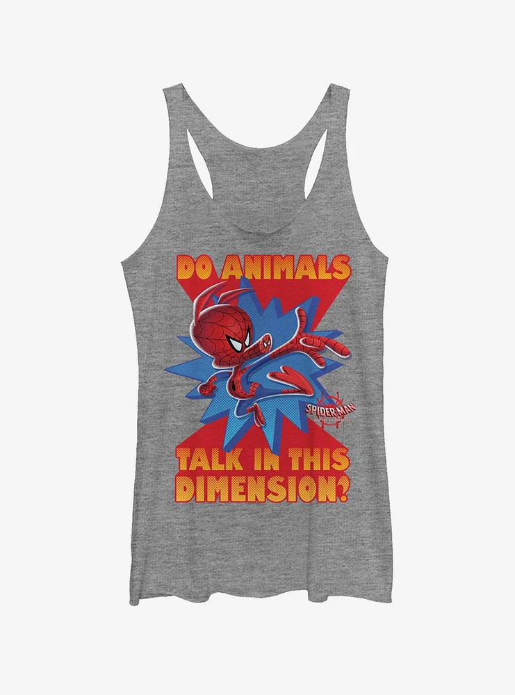 Marvel Spider-Man: Into The Spider-Verse Spider-Ham Girls Tank Top