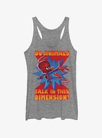 Marvel Spider-Man: Into The Spider-Verse Spider-Ham Girls Tank Top