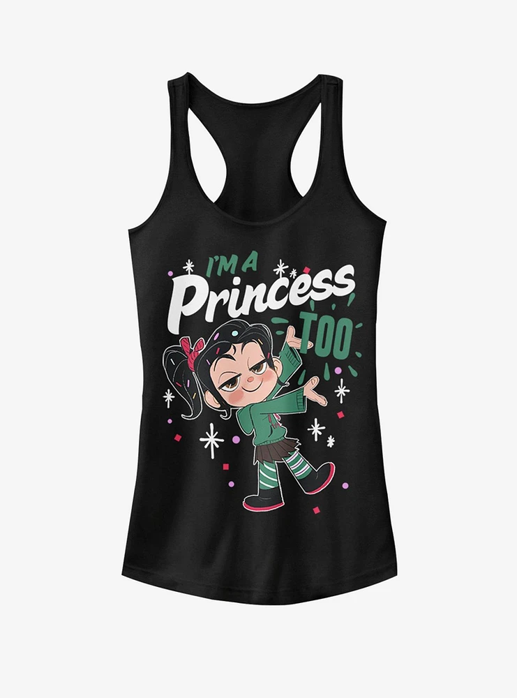 Disney Wreck-It Ralph Princess Too Girls Tank