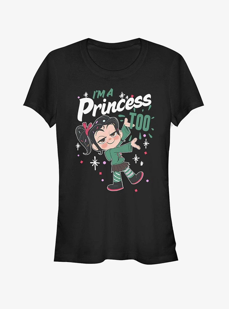 Disney Wreck-It Ralph Princess Too Girls T-Shirt