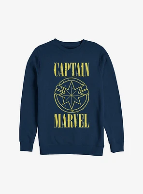 Marvel Captain Yellow Sweatshirt