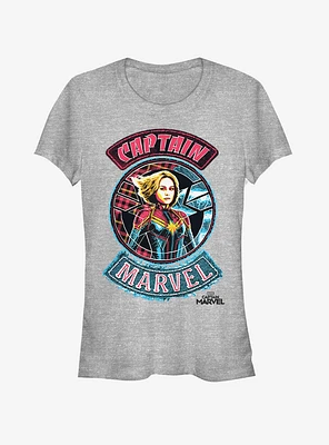 Marvel Captain Patches Girls T-Shirt