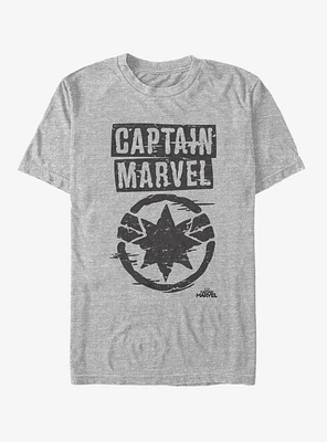 Marvel Captain Painted Logo T-Shirt