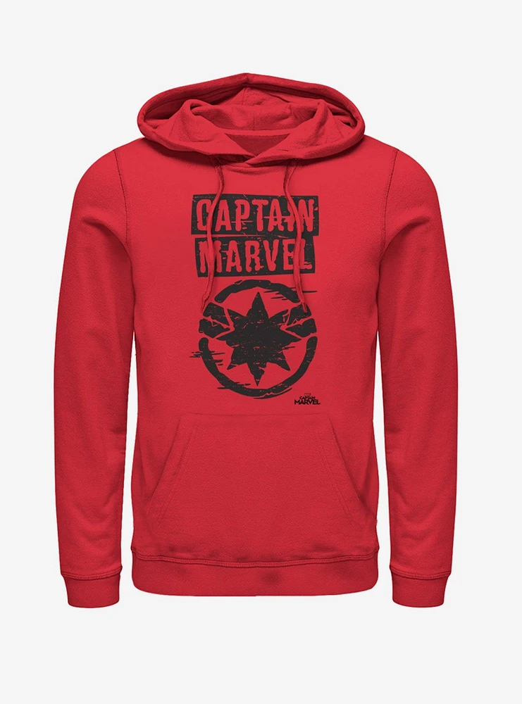 Marvel Captain Painted Logo Hoodie