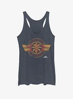 Marvel Captain Badge Girls Tank Top