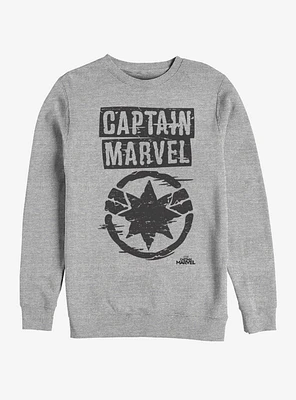Marvel Captain Painted Logo Sweatshirt
