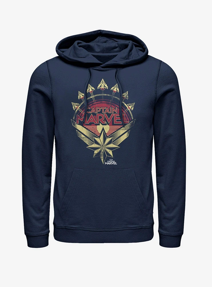 Marvel Captain Plane Model Hoodie