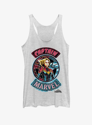 Marvel Captain Patches Girls Tank Top