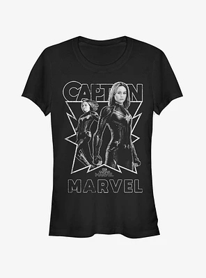 Marvel Captain Girls T-Shirt