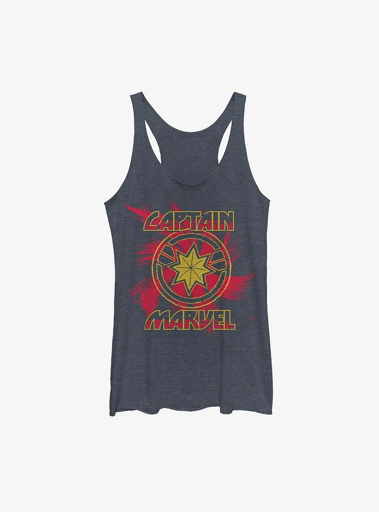 Marvel Captain Swirl Girls Tank Top