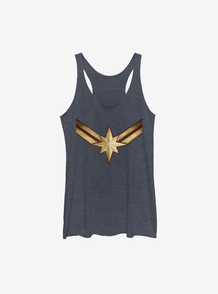 Marvel Captain Costume Symbol Womens Tank