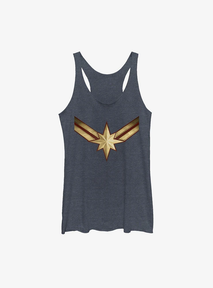 Marvel Captain Costume Symbol Womens Tank