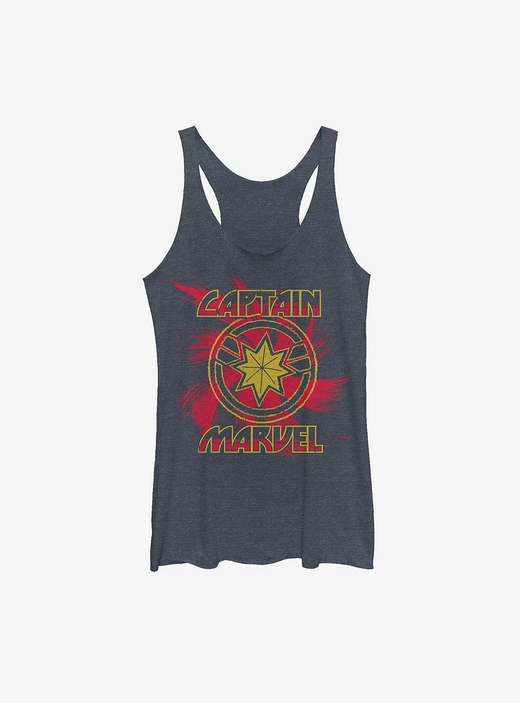 Marvel Captain Swirl Womens Tank