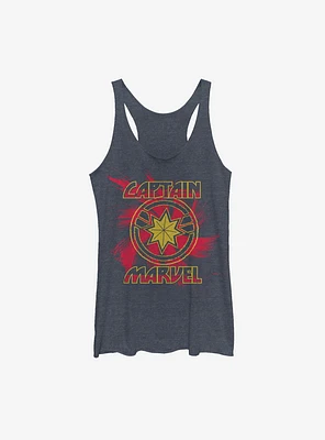 Marvel Captain Swirl Womens Tank