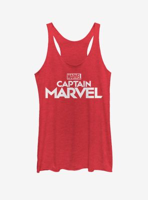 Marvel Captain Plain Logo Womens Tank