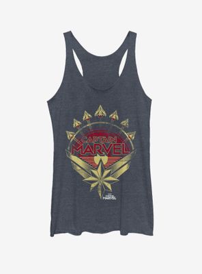 Marvel Captain Plane Model Womens Tank