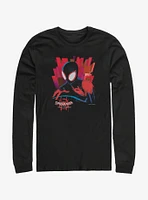 Marvel Spider-Man Black Spider Long-Sleeve T-Shirt