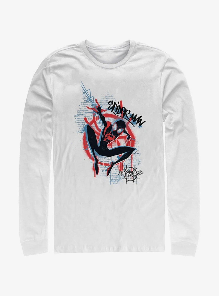 Marvel Spider-Man Graffiti Spider Long-Sleeve T-Shirt