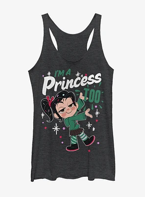Disney Ralph Breaks the Internet Vanellope Princess Too Womens Tank