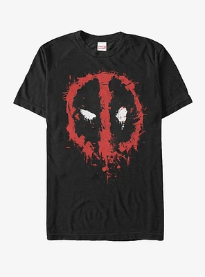 Extra Soft Marvel Deadpool Splatter Icon  T-Shirt