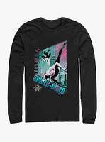 Marvel Spider-Gwen Panel Womens Long-Sleeve T-Shirt