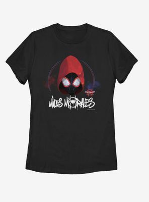 Marvel Spider-Man: Into the Spider-Verse Hooded Miles Womens T-Shirt