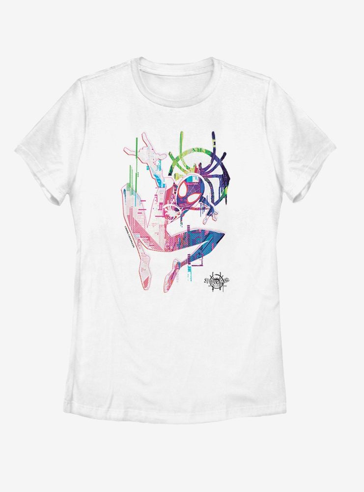 Marvel Spider-Man: Into the Spider-Verse Water Spidey Womens T-Shirt