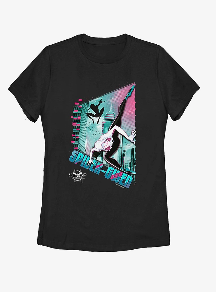 Marvel Spider-Gwen Panel Womens T-Shirt
