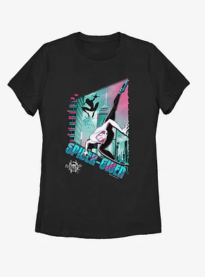 Marvel Spider-Gwen Panel Womens T-Shirt