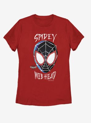 Marvel Spider-Man: Into the Spider-Verse Web Head Womens T-Shirt