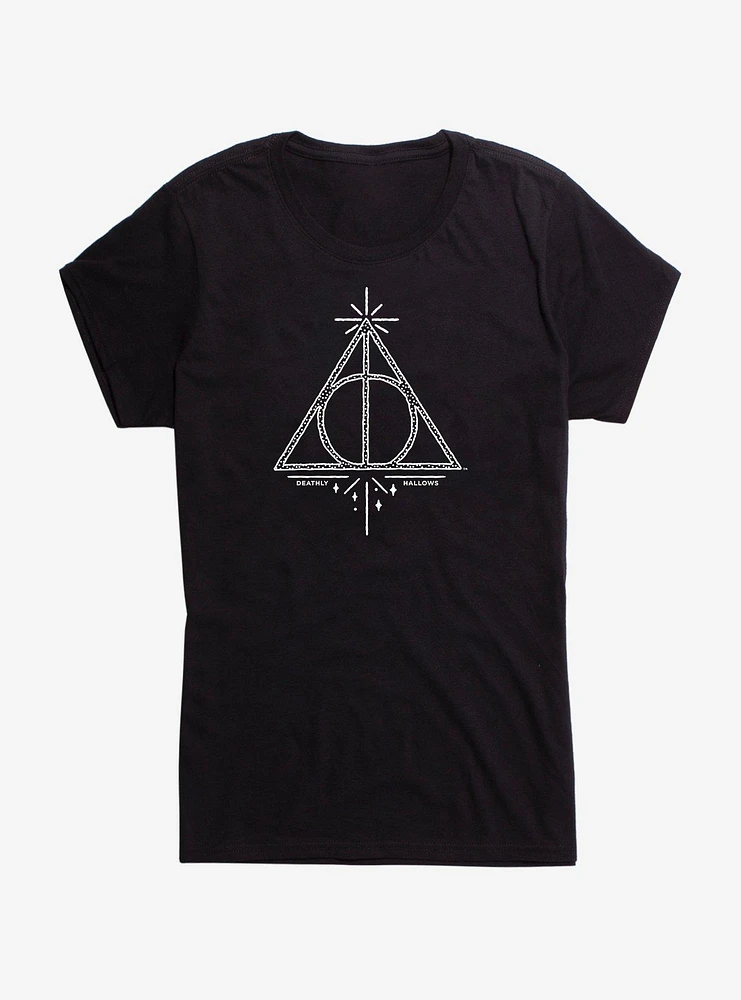Harry Potter Deathly Hallows Symbol Girls T-Shirt