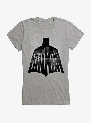 DC Comics Batman Outline Logo Girls T-Shirt