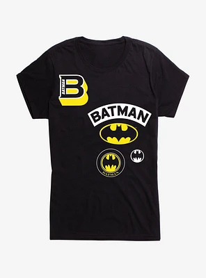 DC Comics Batman Logos Girls T-Shirt