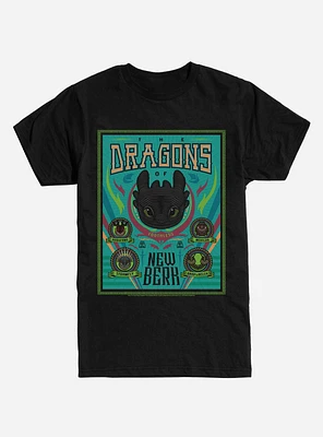 How To Train Your Dragon Dragons of New Berk T-Shirt