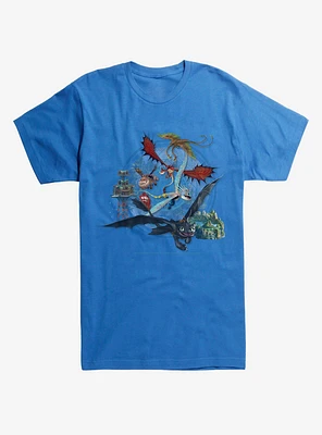 How To Train Your Dragon Flying Dragons T-Shirt