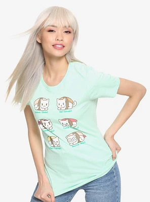 Sushi Cat Buffet Girls T-Shirt