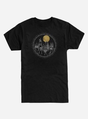 Harry Potter Hogwarts Full Moon T-Shirt