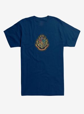 Harry Potter Full Color Hogwarts Shield T-Shirt