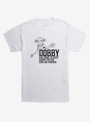 Harry Potter Dobby To The Rescue Bold T-Shirt